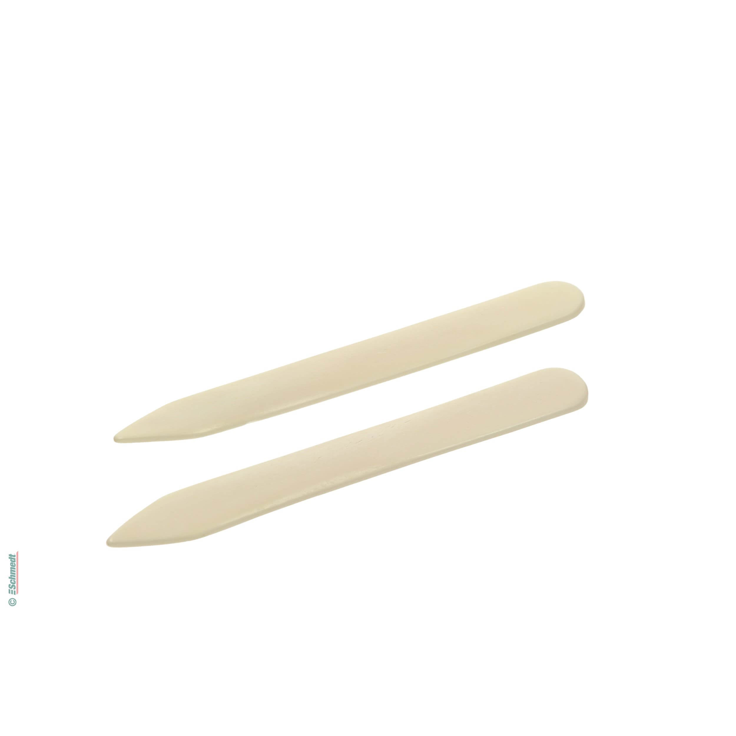 Falzbein aus Knochen, spitz - Gesamtlänge (in mm) 160 - unverzichtbares Werkzeug für Buchbinder und Restauratoren zur Herstellung starker, s...
