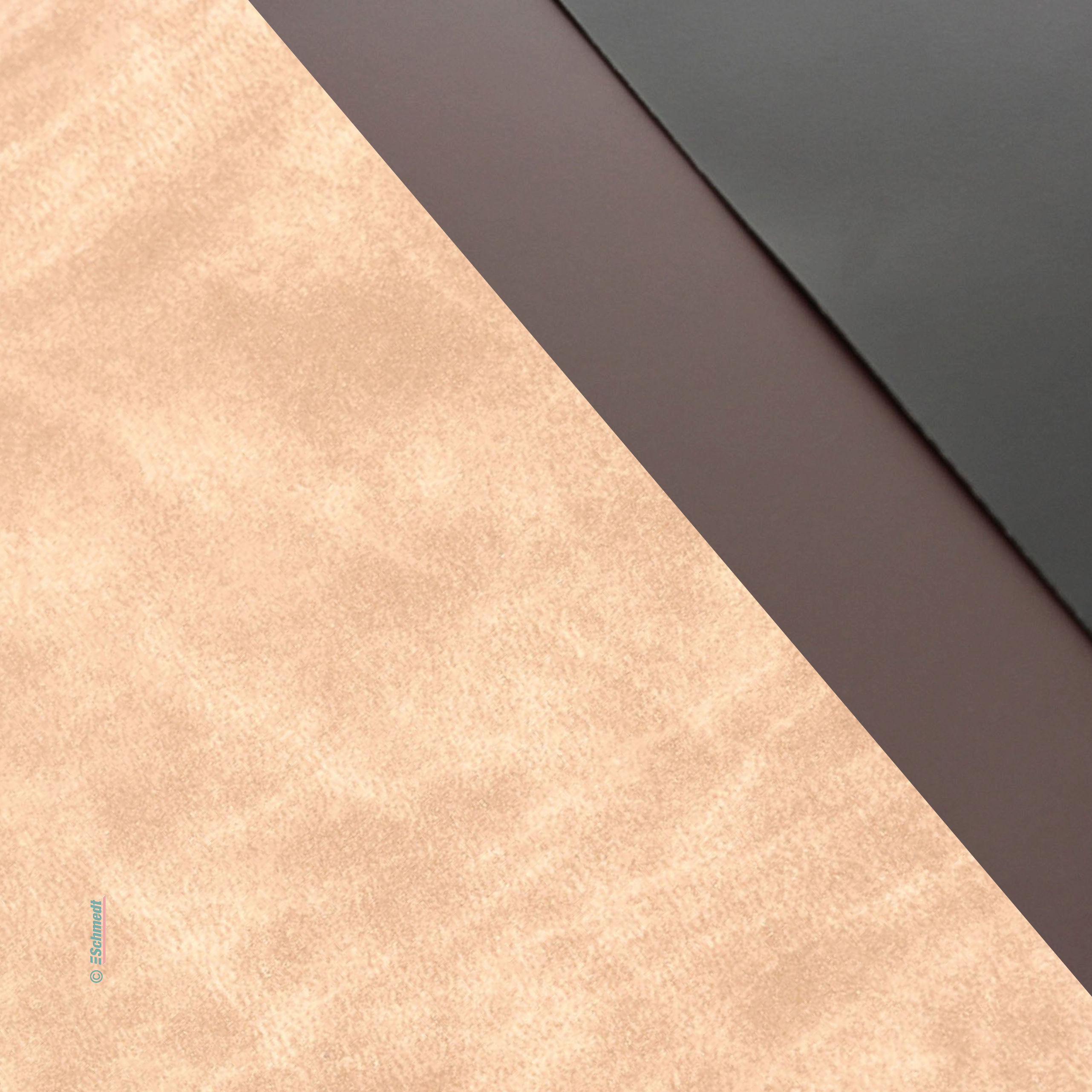 Taratan II - Lederfaserstoff, dick - Prägung Nubuck Smooth - Farbe 8091 - beige meliert - zur Herstellung von Schreibtischunterlagen, Unters...